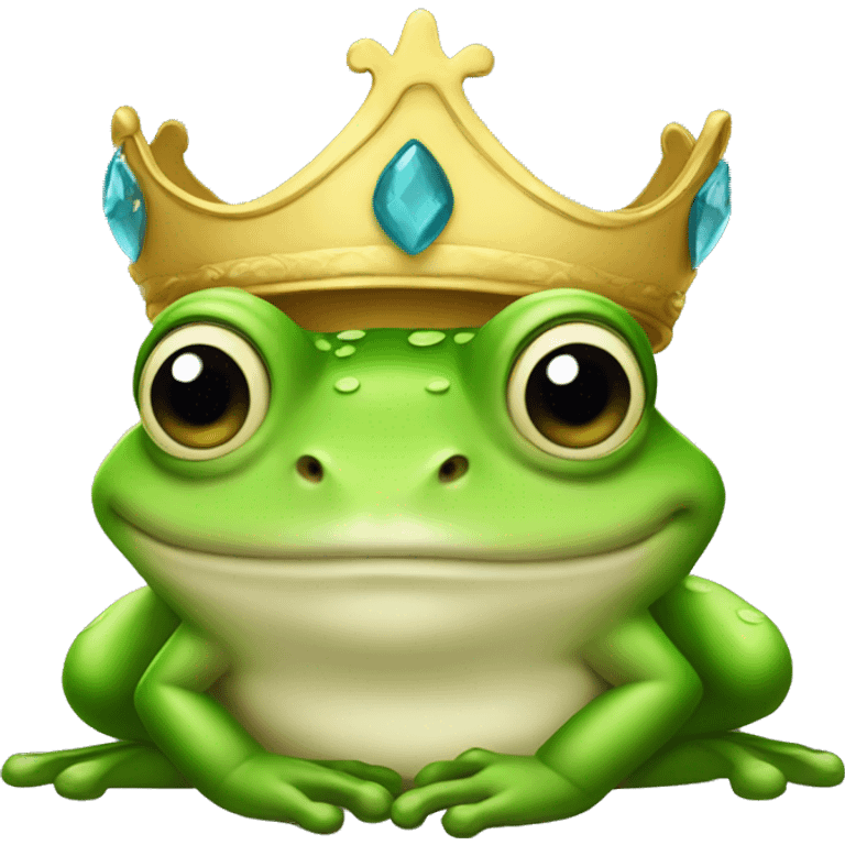 Frog prince emoji