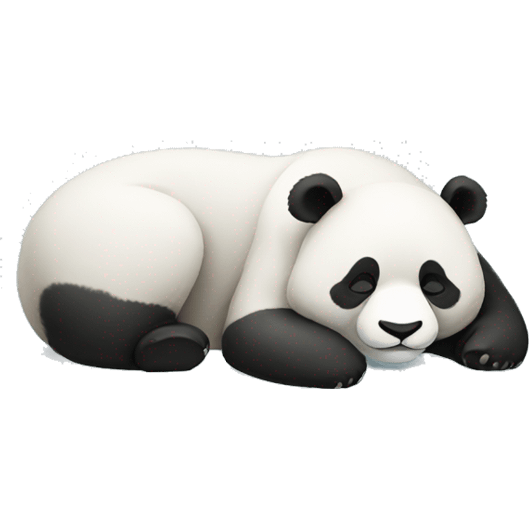 Panda sleeping  emoji