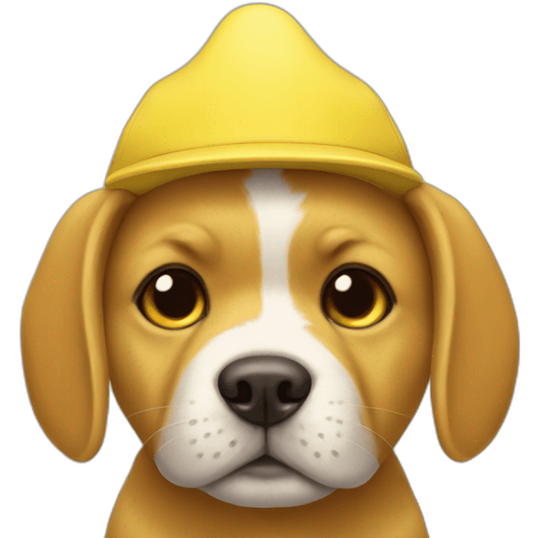 dog with a pikachu's hat  emoji