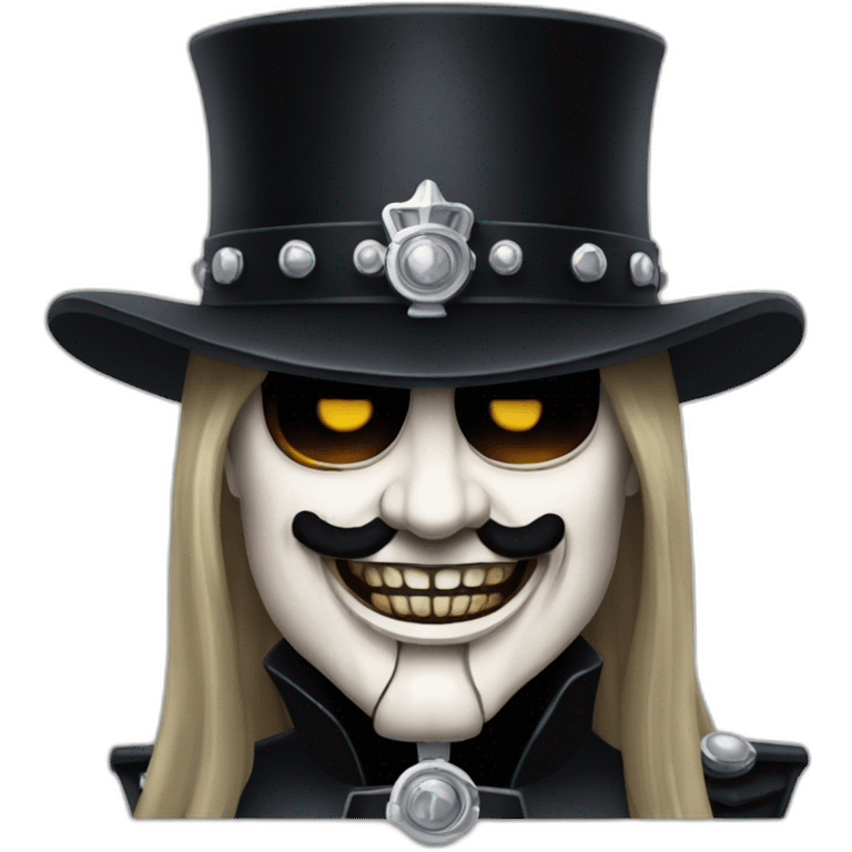 Dannish metal singer King Diamond emoji