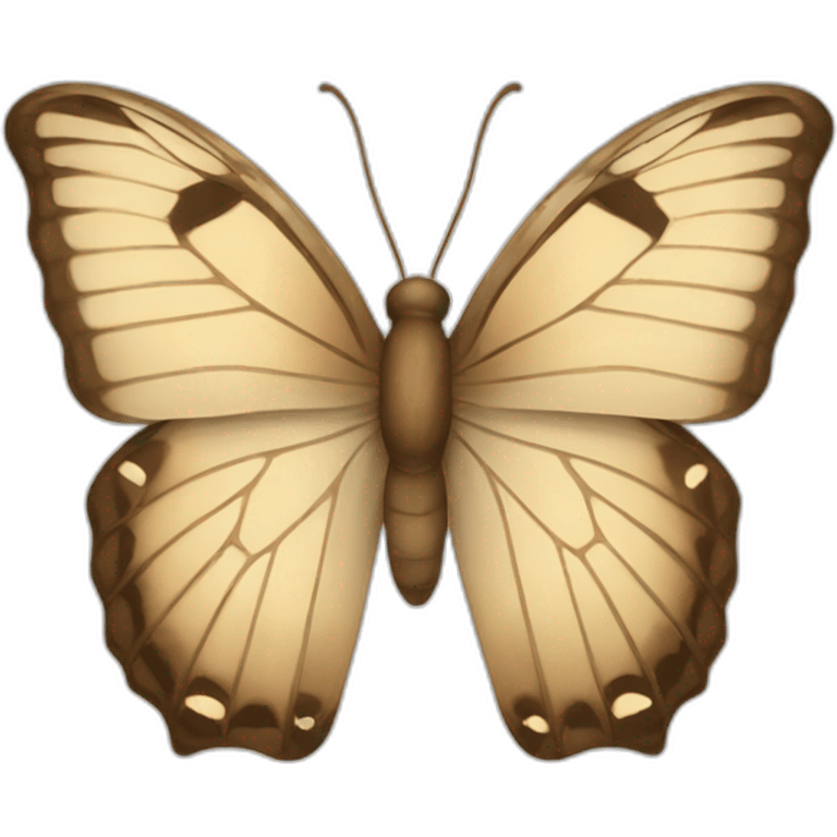 beige-butterfly emoji