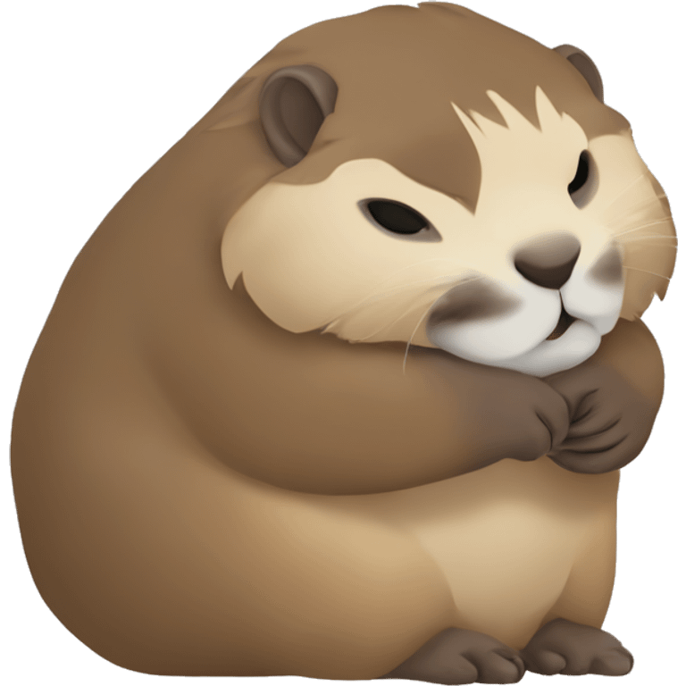 Marmotte qui dort emoji