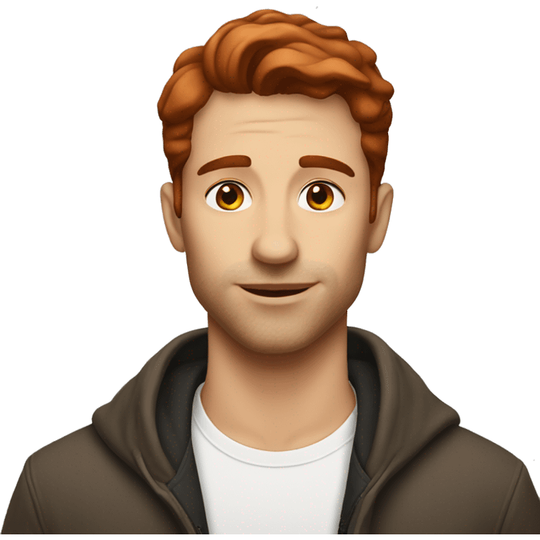 Brunette man Kissing Redhead  emoji