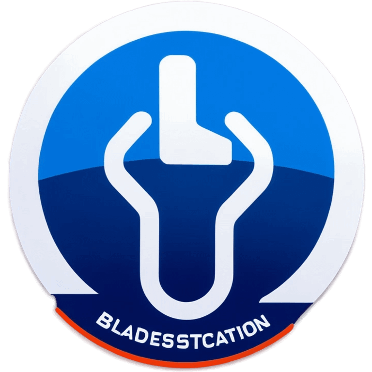 Blaue Ladestation für Elektroautos emoji