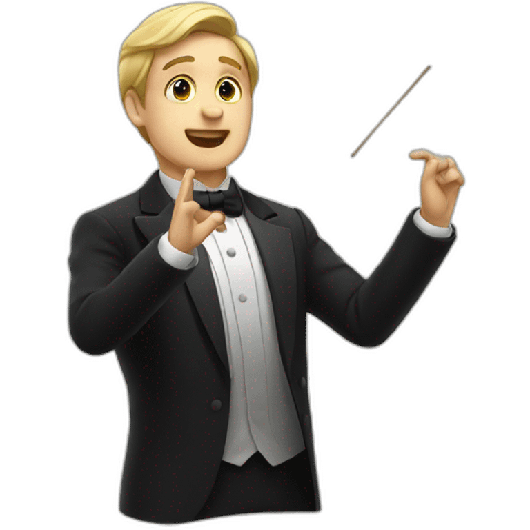 conducting emoji