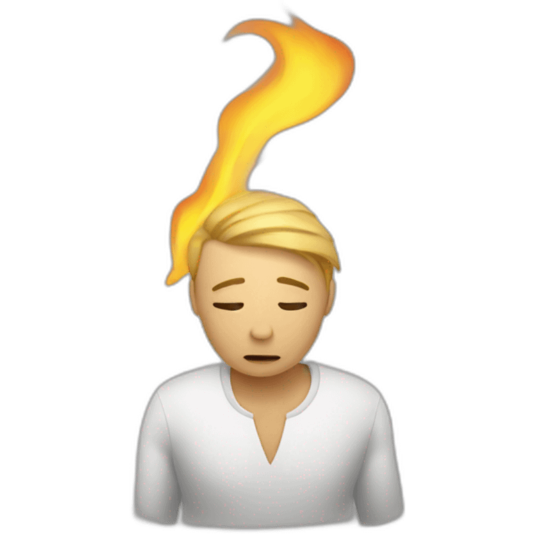 stress burnout after working  emoji