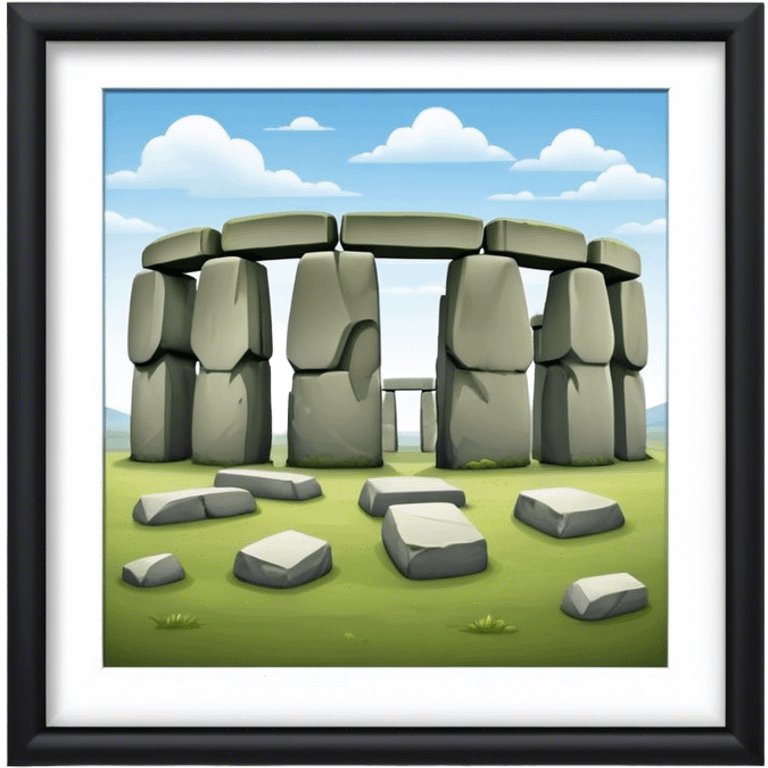 Cinematic Realistic Stonehenge Emoji emoji