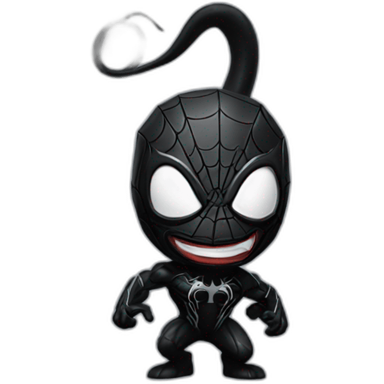 Venom in Spider-man emoji