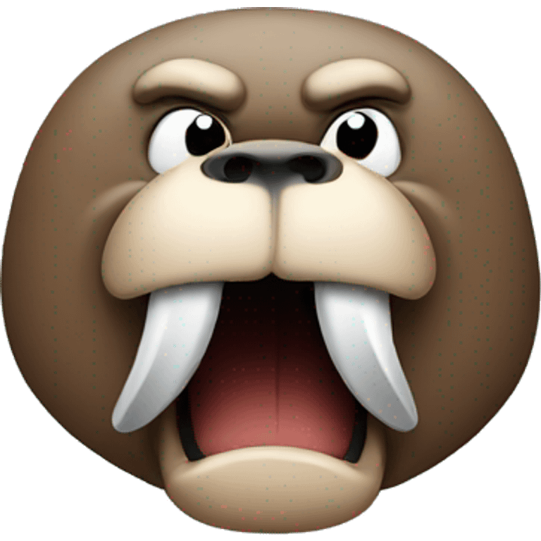 Angry walrus  emoji