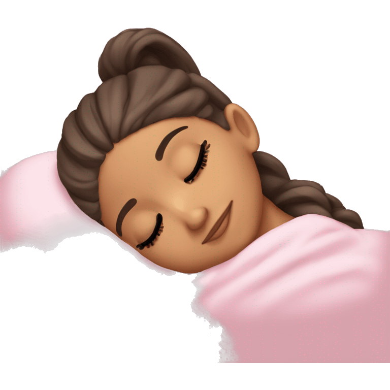 Ariana Grande sleeping emoji