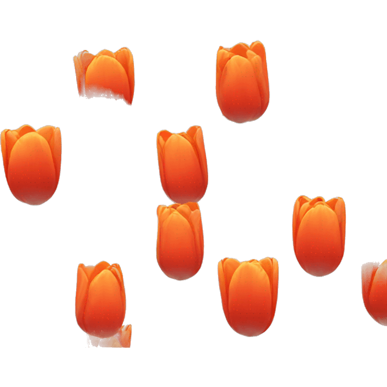 Cute tulips emoji