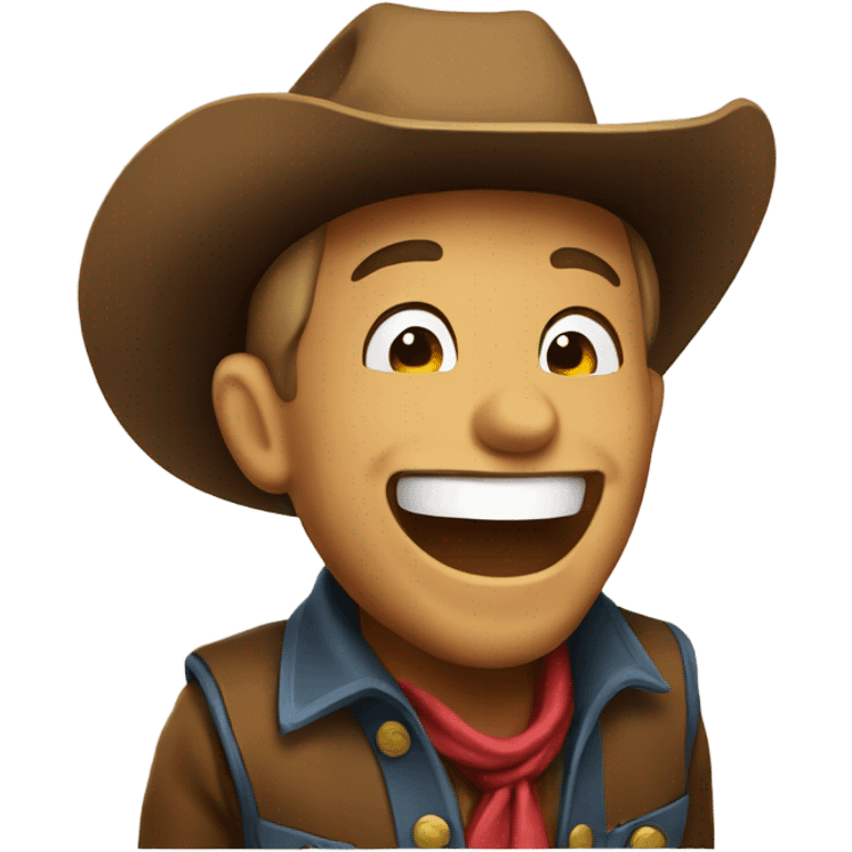 cowboy laughing emoji