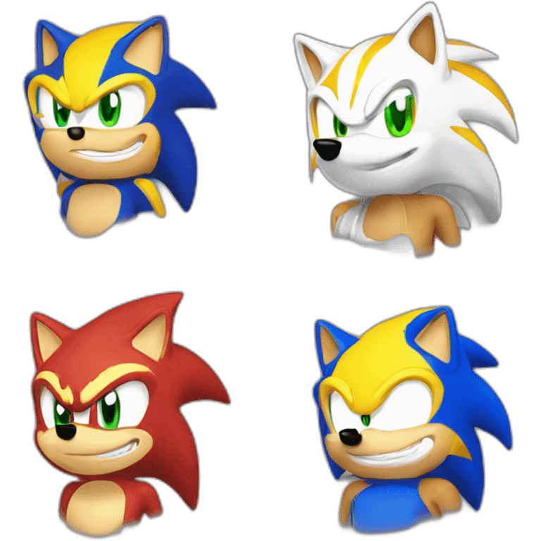 sonic mix with dracaufeu emoji