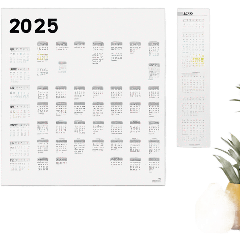 modern-clean-2025-wall-calendar emoji