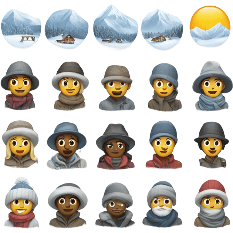 Tourism Winter emoji