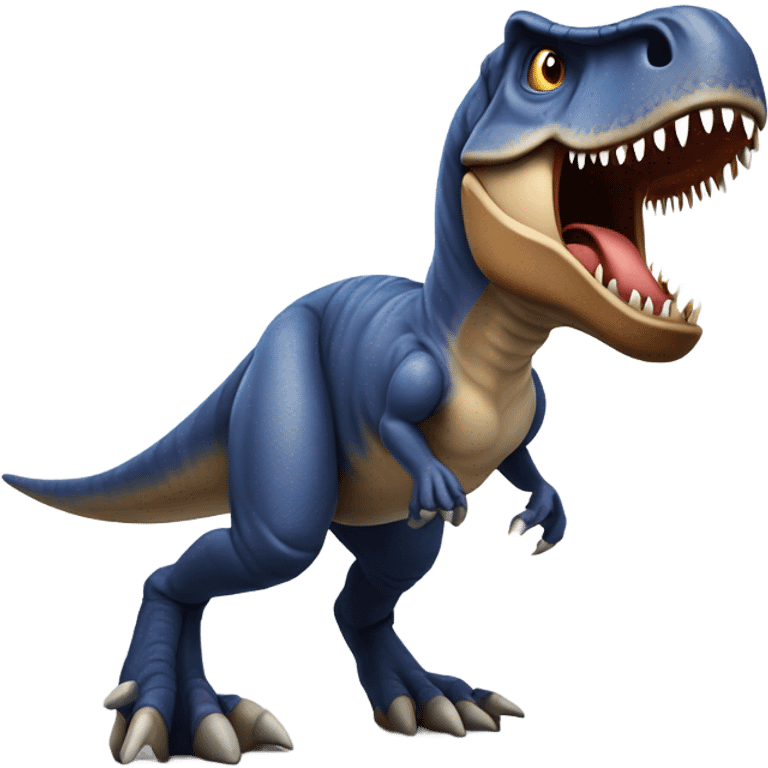 t-rex with Jira logo emoji