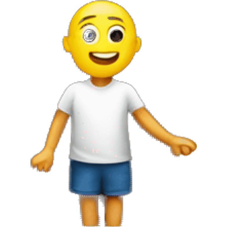 a white guy standing on top of a balcony in puerto vallarta emoji