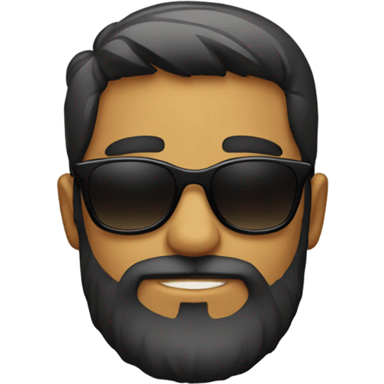 bearded boy with sunglasses emoji