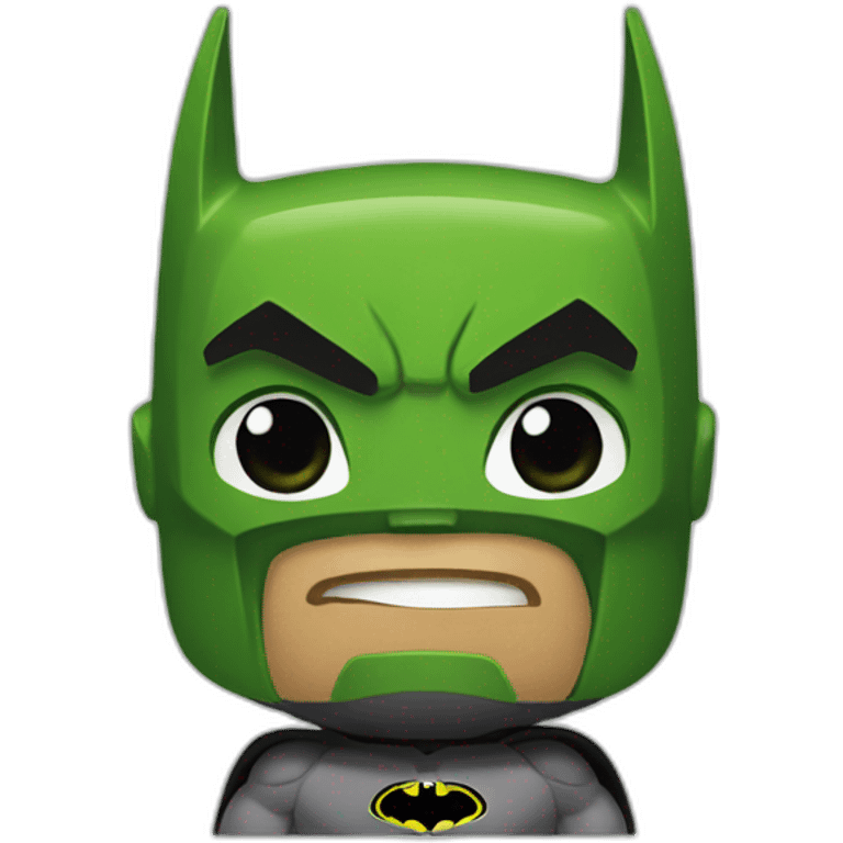 Batman with hulk powers emoji