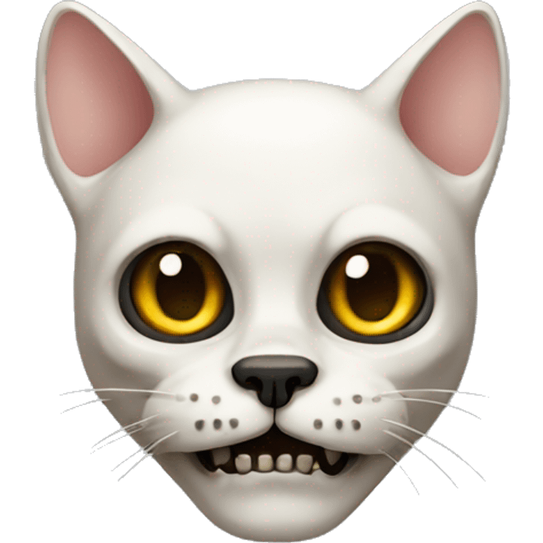 Skull cat emoji