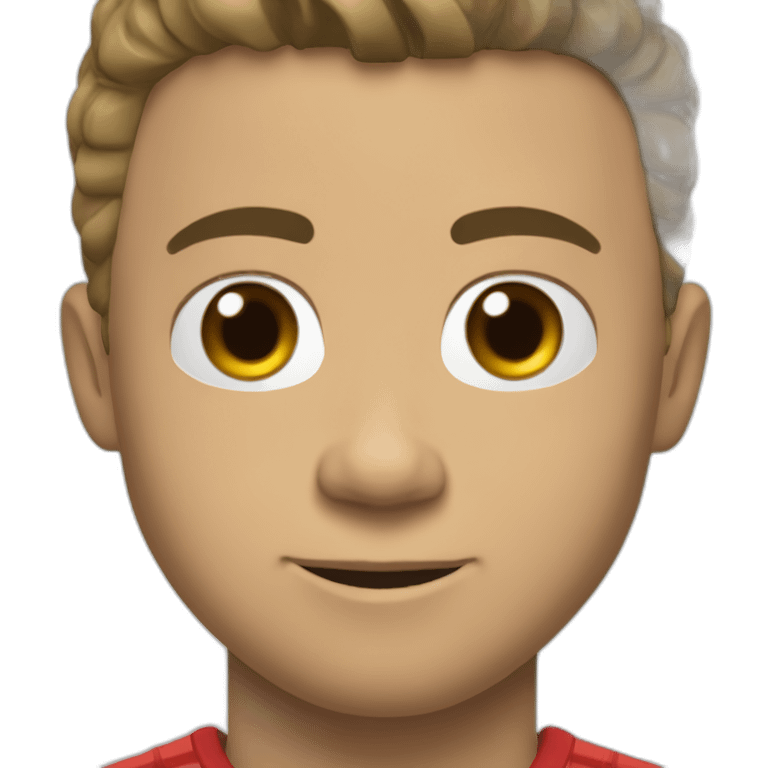 Ronaldo soccer player up-close emoji