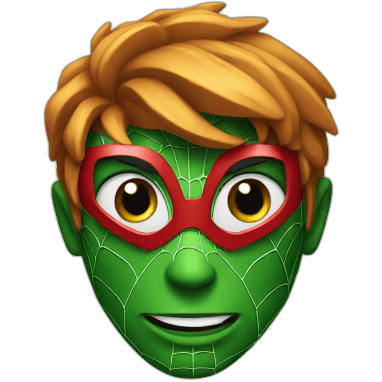 Green Spider-Man emoji