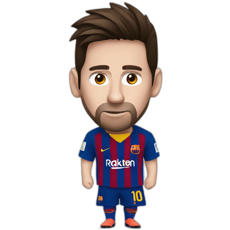 messi thinking emoji