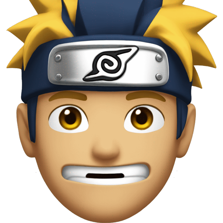 Naruto winking emoji