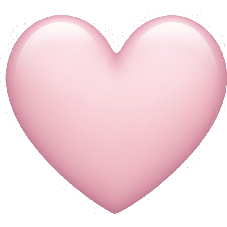 Big Light Pink heart emoji