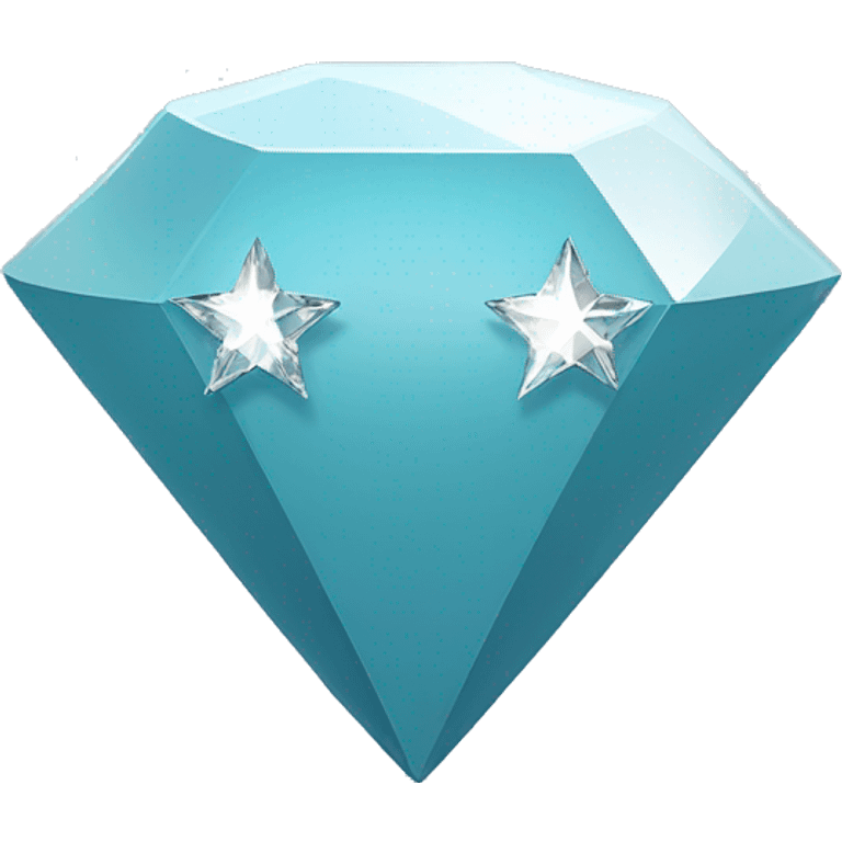 Diamond emoij with star behind emoji