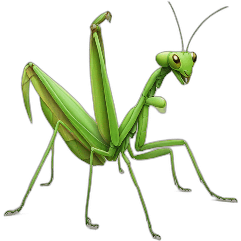 female praying mantis emoji