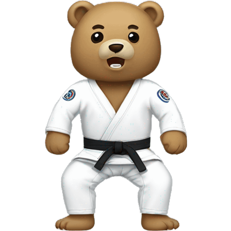 Jiu jitsu bear emoji