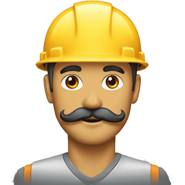 construction crane mustache emoji