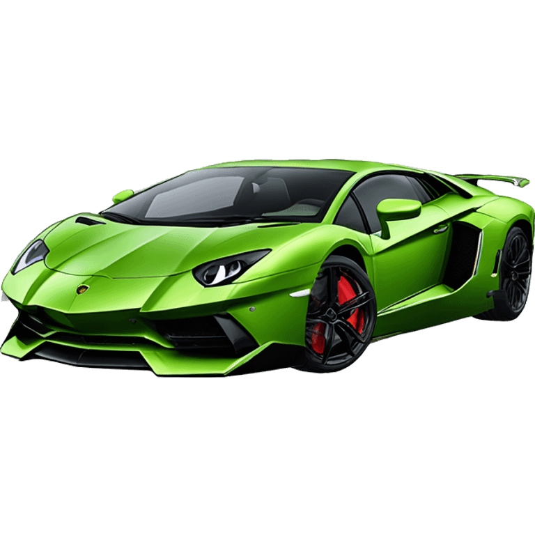 Lamborghini aventador svj  emoji