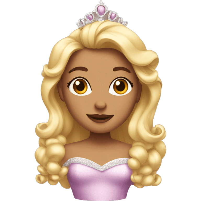 Coquette princess emoji