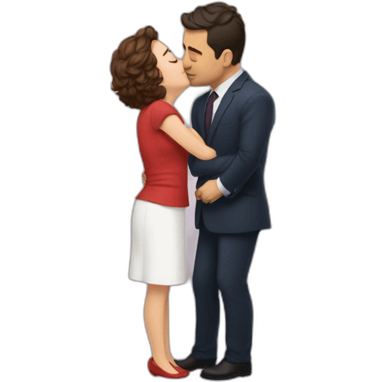 Gérald darmanin he kisses a woman who cry emoji