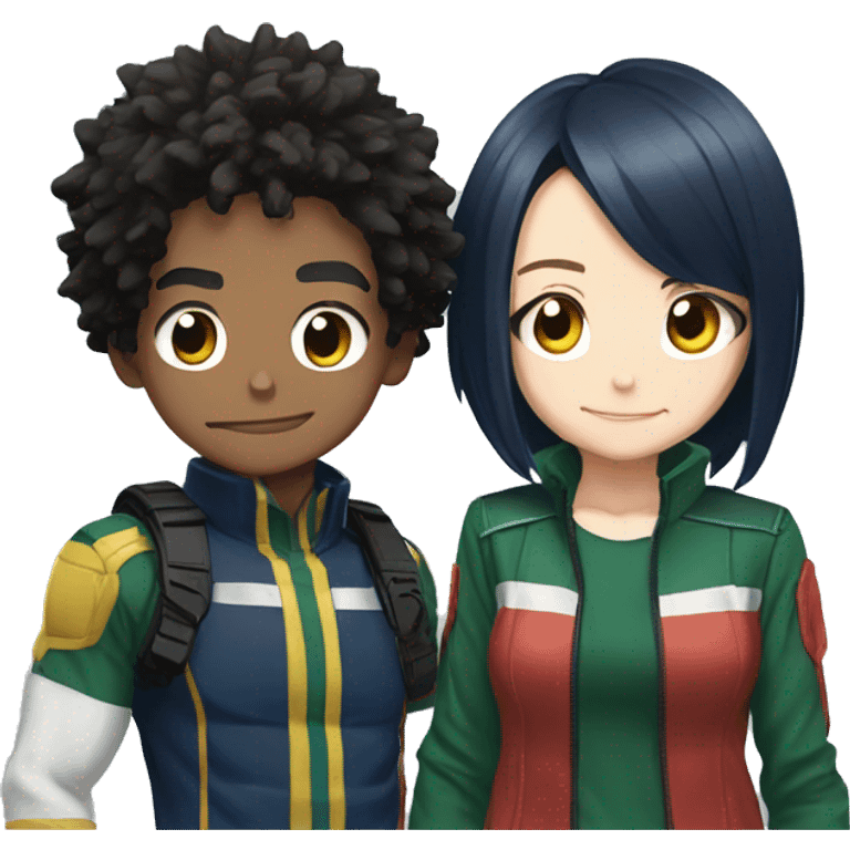 My hero academia couple emoji