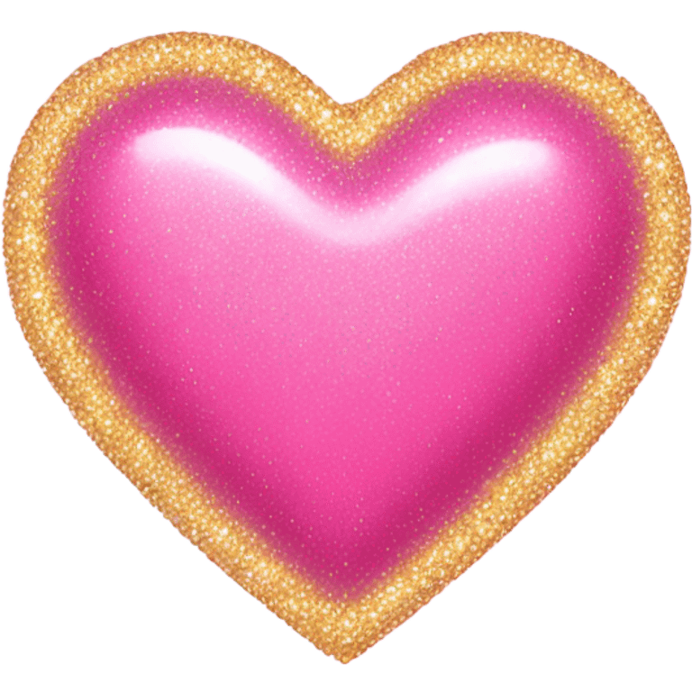 Sparkly pinky heart emoji