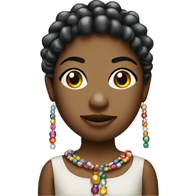 Bead girl emoji