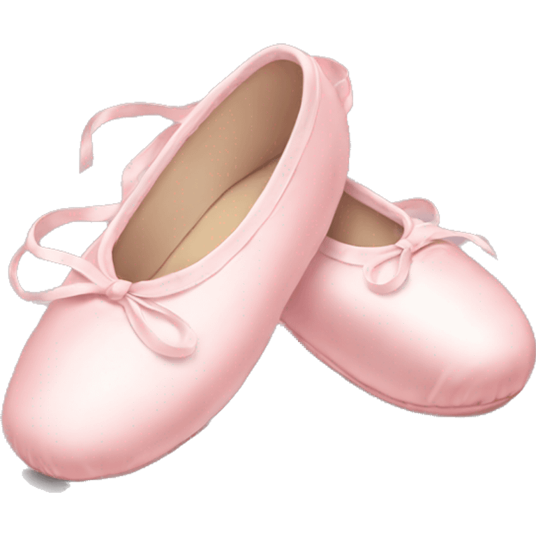 soft pink ballet shoes  emoji