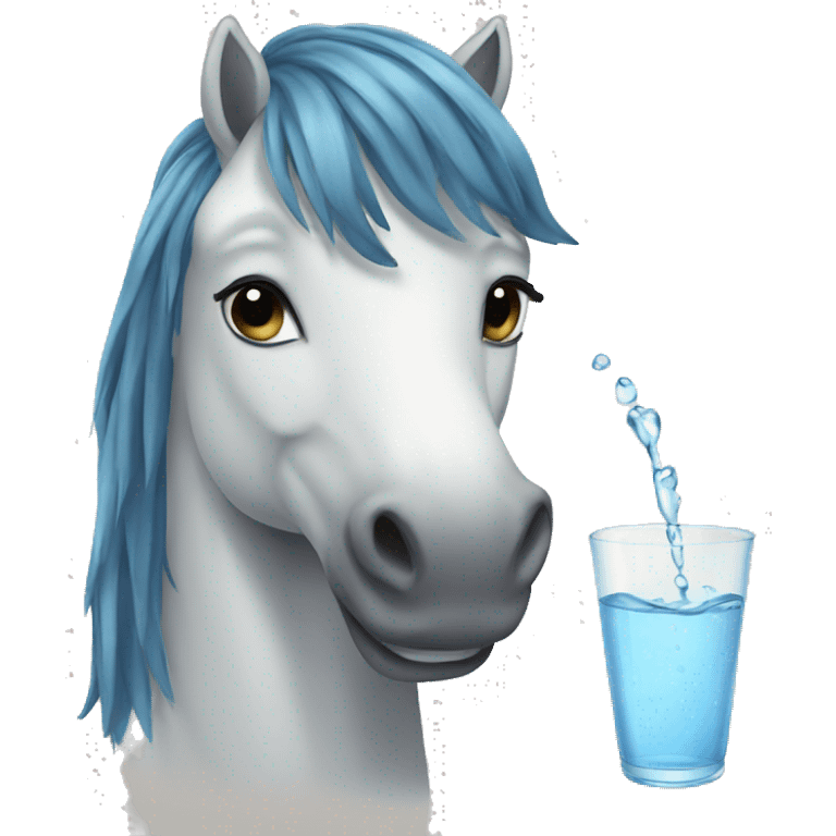 Horse water emoji