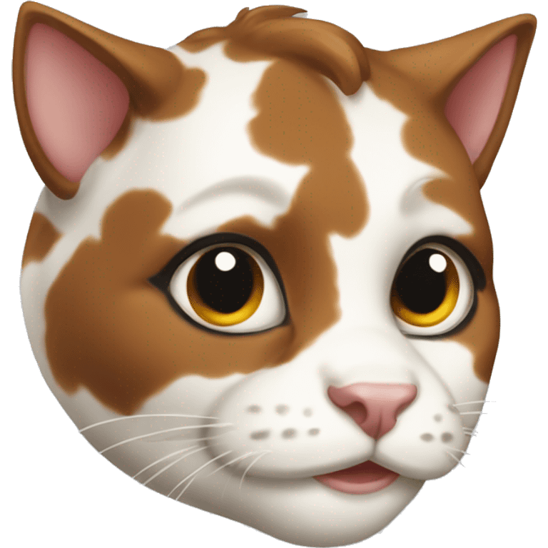 calico cat cow emoji