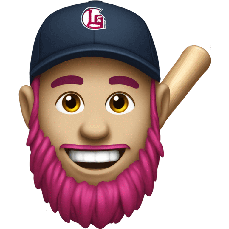 logo for baseball marketing team called "lg trolls" emoji