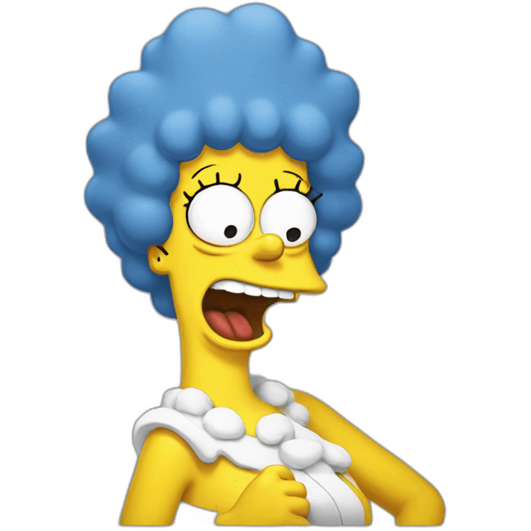 marge-simpsons-laughting emoji