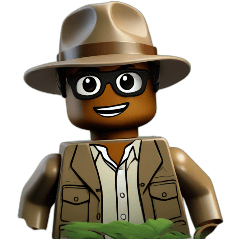 Lego jurassic park emoji