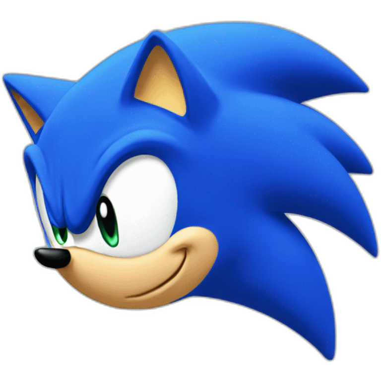 sonic blue emoji