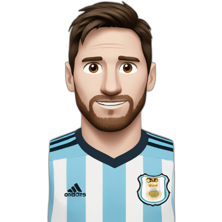 messi argentina emoji