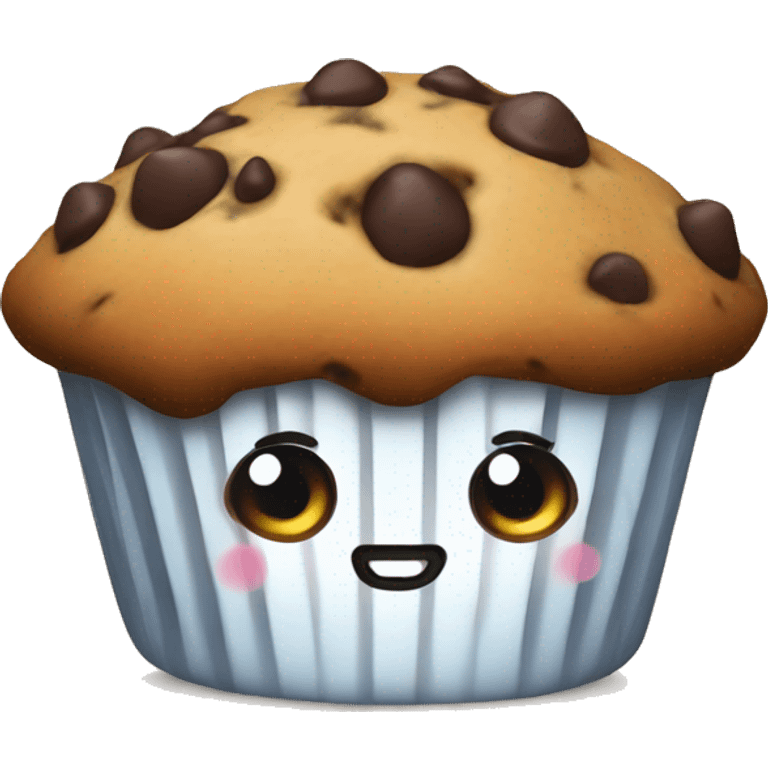 Chocolate chip muffin  emoji