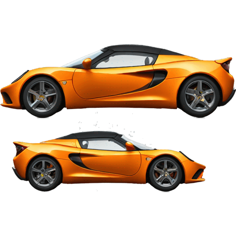 Lotus car orange emoji