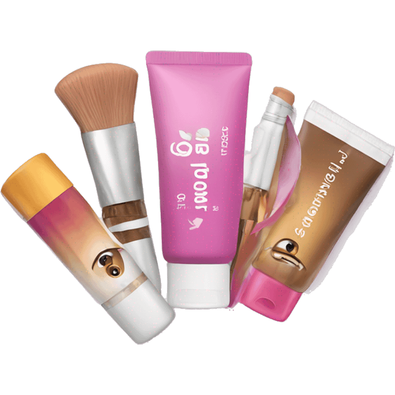 promotion for bundle product cosmetic  emoji